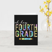 Carte Oh Hey 4e année Ck à l'école élève 4e année (Fleur jaune)