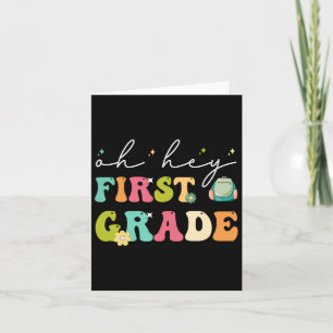 Carte Oh Hey Première Année Funny Ck À L'École