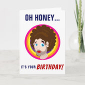 Carte Oh Honey Queer Joyeux anniversaire (Devant)