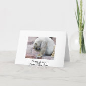 Carte Oh je, oh mon (Dos)