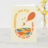 Carte Oh, Les Endroits Où Tu Vas Aller ! "Meilleur des m (Fleur jaune)