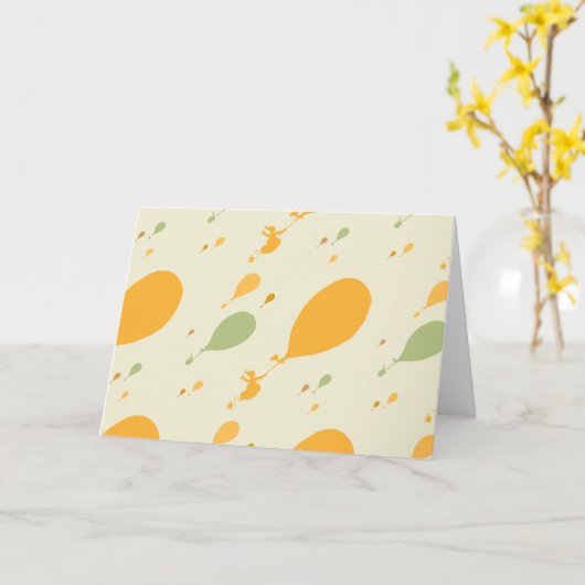 Carte Oh, Les Endroits Où Tu Vas Aller ! Motif du plan d (Fleur jaune)