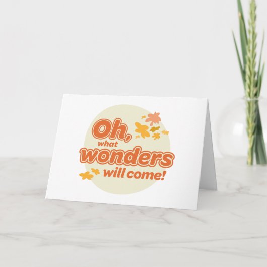 Carte Oh, Les Endroits Où Tu Vas Aller ! "Quelles Mervei (Devant)