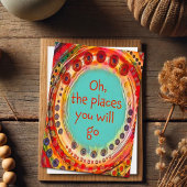 Carte Oh Les Endroits Où Vous Allez Vous Amuser Graduati