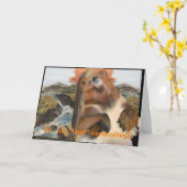 Carte Oh, les nécessités de "l'ours" (Fleur jaune)