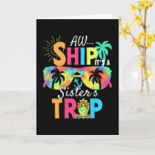 Carte Oh merde c'est un voyage de sœurs 2025 Croisière a (Fleur jaune)