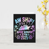 Carte Oh mince c'est notre voyage mère-fille 2025 assort (Fleur jaune)