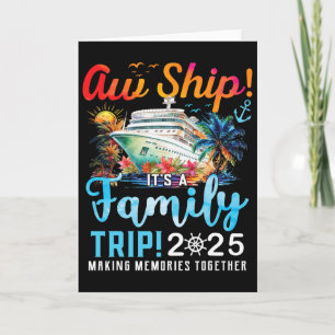 Carte Oh mon dieu, c'est un voyage en famille 2025 tenue
