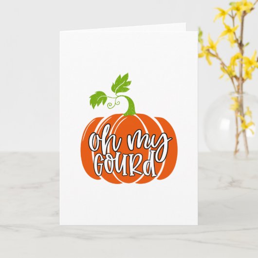 Carte Oh Mon Gourd (Fleur jaune)