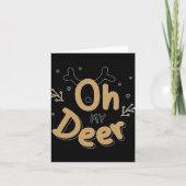 Carte Oh My Deer (Devant)