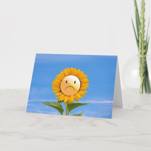 Carte Oh non, j'ai une marque de bronzage. (Devant)