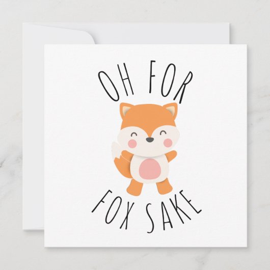 Carte Oh pour Fox Sake (Devant)