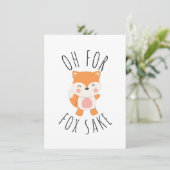 Carte Oh pour Fox Sake (Debout devant)