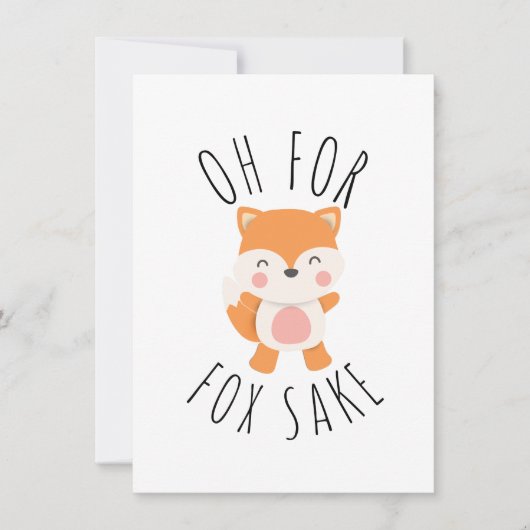 Carte Oh pour Fox Sake (Devant)