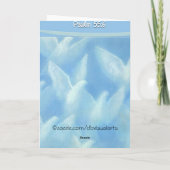 Carte Oh que j'avais des ailes comme une colombe Psaume  (Dos)