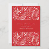 Carte Oh Quel Amusant Noël Photo (Dos)