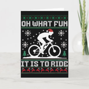 Carte Oh Quelle Joie De Faire Du Vélo De Montagne Biker
