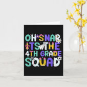 Carte Oh Retrouvez Son Escouade De 4E Année À Sch (Fleur jaune)