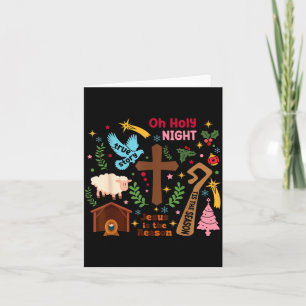 Carte Oh Sainte Nuit Jésus Est La Raison Chrétien Christ