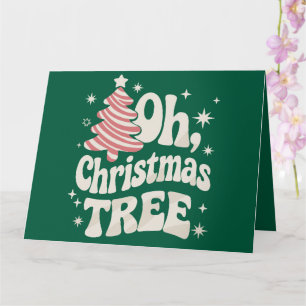Carte Oh Sapin Lumineux Joyeux Noël Xmas