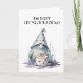 Carte Oh Sheet C'est ton anniversaire Fantôme Halloween (Devant)