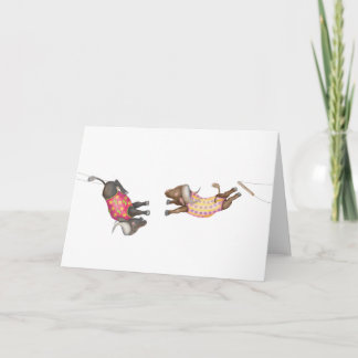 Carte Oh what a circus! buffalo trapeze artists card