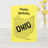 Carte Ohio Maze (Fleur jaune)