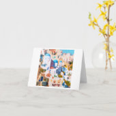 Carte Oia Santorini (Fleur jaune)