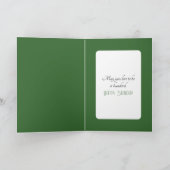 Carte Oie de la Saint-Patrick d'anniversaire (Intérieur)