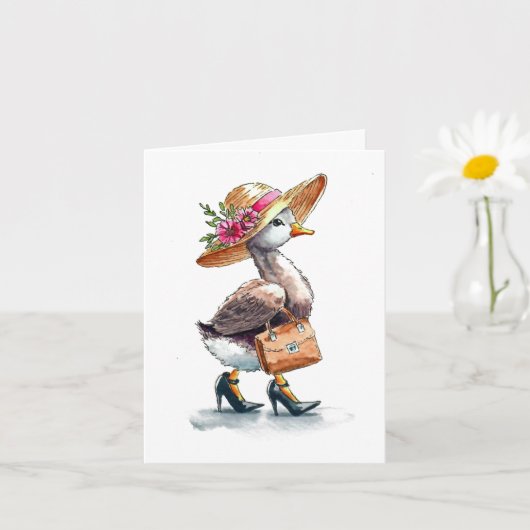 Carte Oie glorieuse (Petite plante)