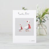 Carte Oies de Sowerby (Debout devant)