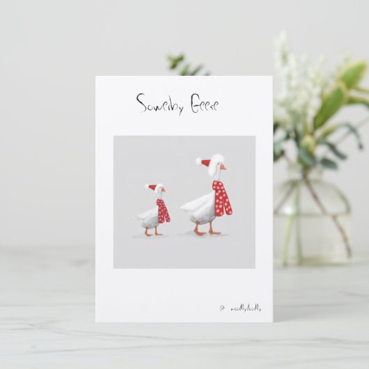 Carte Oies de Sowerby (Debout devant)