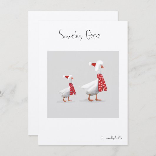 Carte Oies de Sowerby (Devant / Derrière)