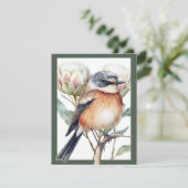 Carte Oiseau africain de Stonechat (Debout devant)