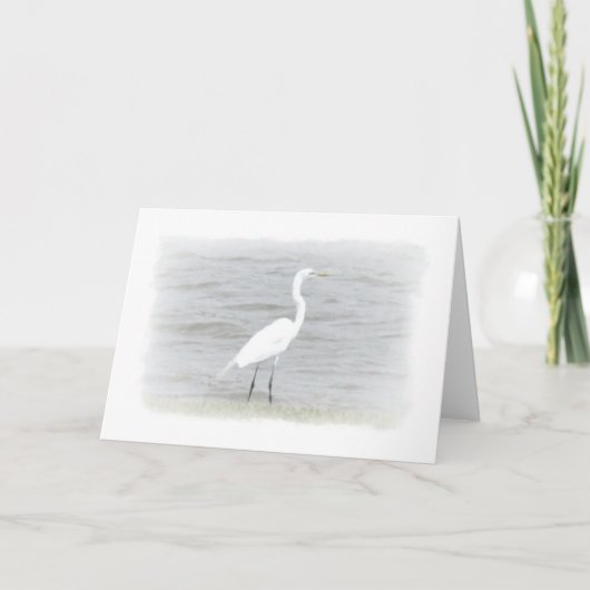 Carte Oiseau aquatique (Devant)