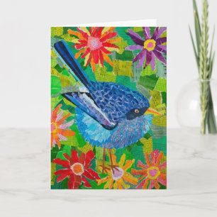 Carte Oiseau bleu