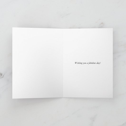 Carte Oiseau bleu avec longue queue (Intérieur)