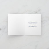 Carte Oiseau bleu la sympathie passe le temps (Intérieur)