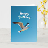 Carte Oiseau Céleste Joyeux (Fleur jaune)