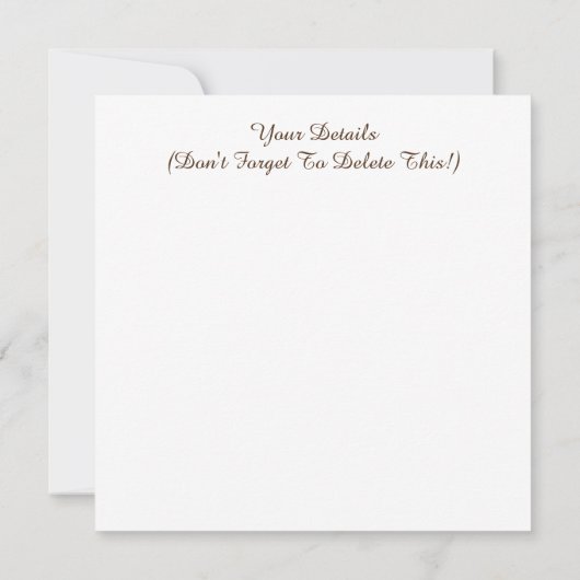 CARTE OISEAU D'AGLE (Dos)