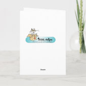 Carte Oiseau d'anniversaire (Dos)