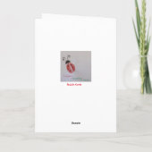 Carte Oiseau Dans La Brosse (Dos)