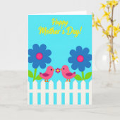 Carte oiseau de la Fleur d'Azur (Fleur jaune)