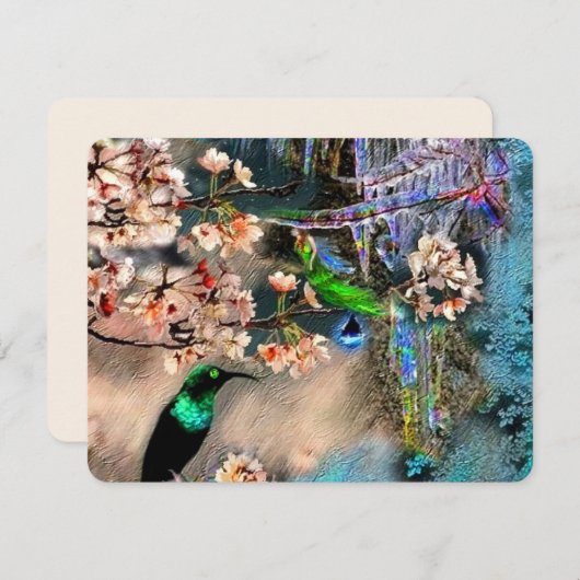 Carte Oiseau d'Equinox (Devant / Derrière)