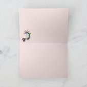 Carte Oiseau drôle occasion blanche (Intérieur)