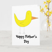 Carte Oiseau jaune (Fleur jaune)