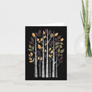 Carte Oiseau Lover Automne Saison Automne Feuilles Autom