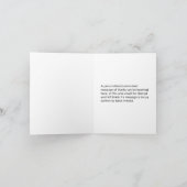 Carte Oiseau perché sur une branche d'arbre, "Merci !" (Intérieur)