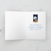 Carte Oiseau rouge et bleu (Intérieur)