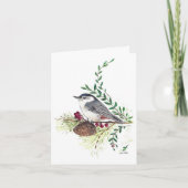 Carte Oiseau sittelle (Devant)